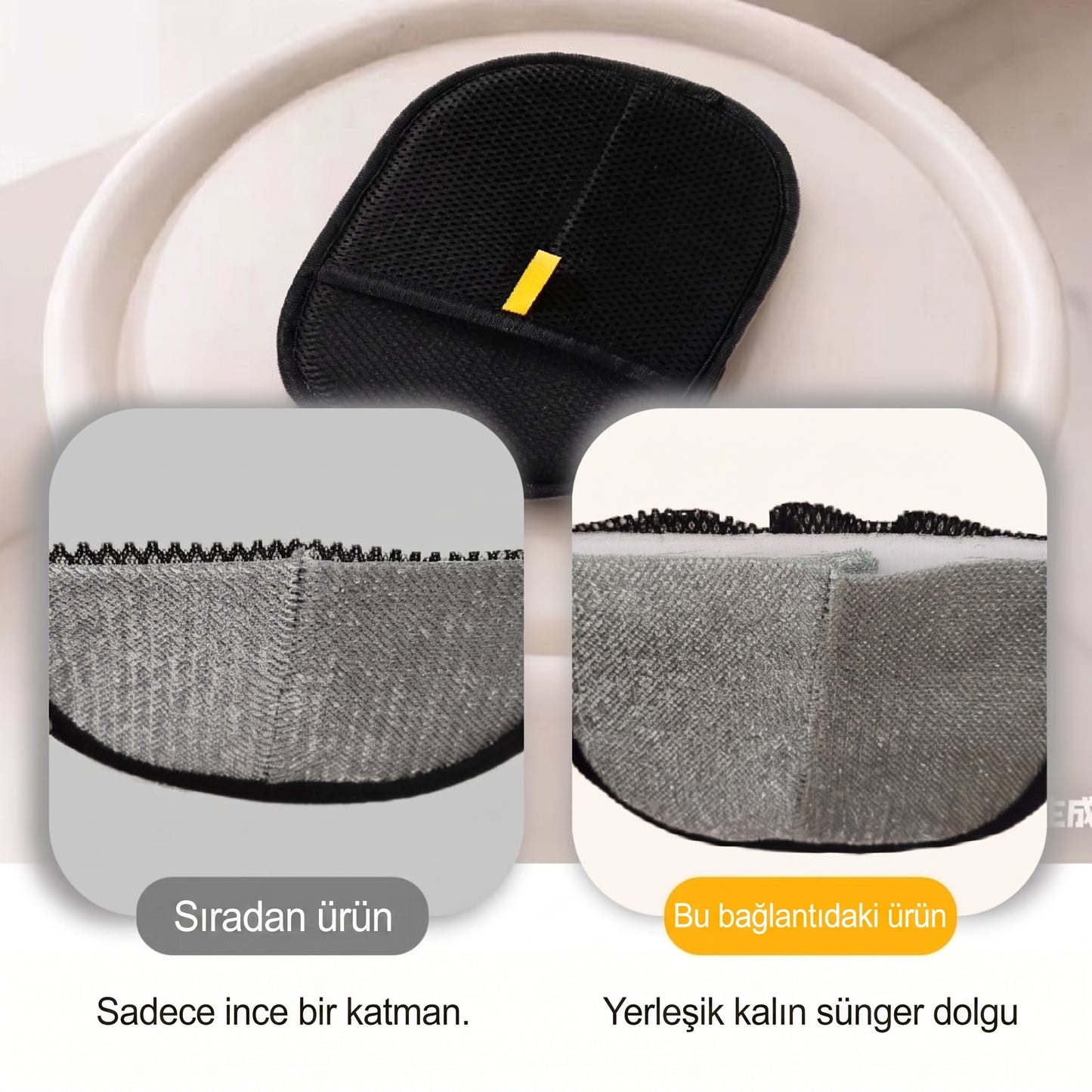 Kataistudios Tüy Toplama Eldiveni — Koltuk, Araba ve Tımar için
